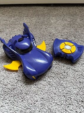 Mattel Batwheels Purple Batmobile RC Car Remote Control Toy